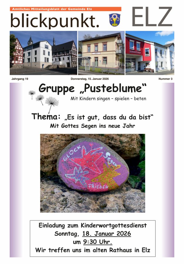 Blickpunkt Elz Titelblatt 03/2026