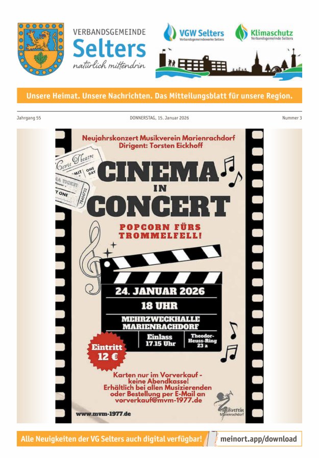 Unsere Verbandsgemeinde Selters Ww Titelblatt 03/2026