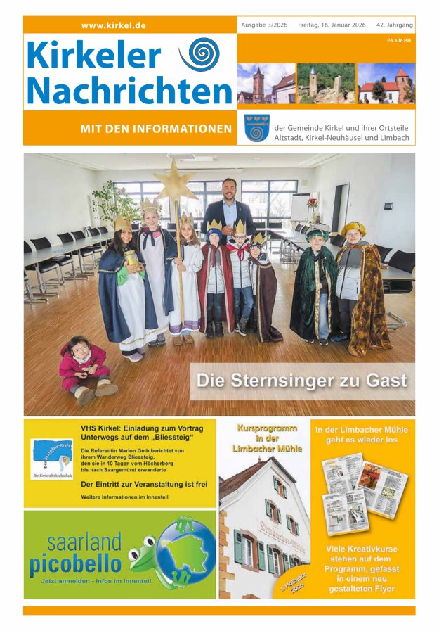 Kirkeler Nachrichten Titelblatt 03/2026