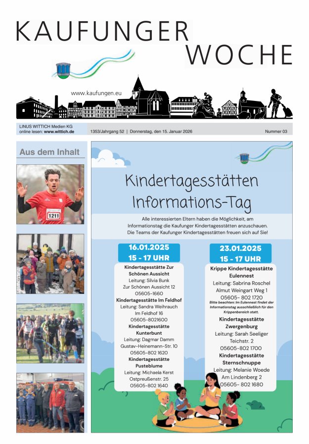 Kaufunger Woche Titelblatt 03/2026