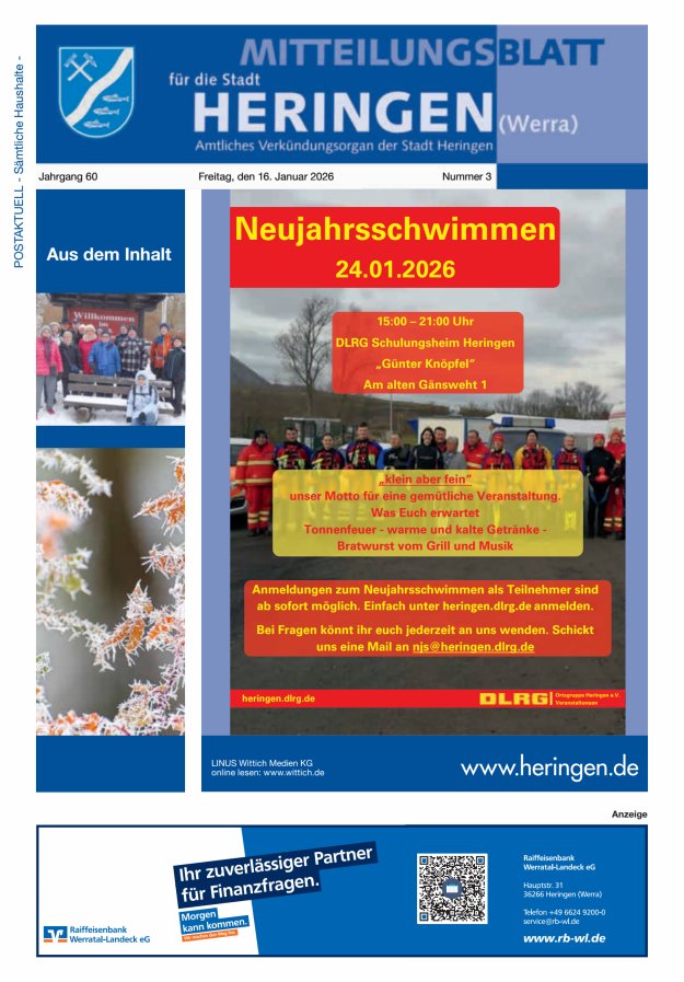 Mitteilungsblatt Heringen Titelblatt 03/2026