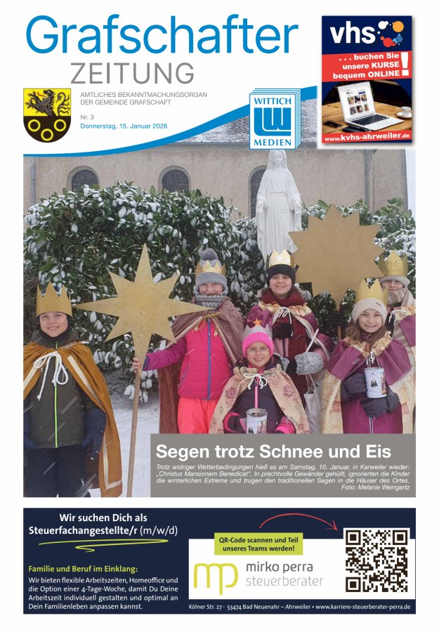 Grafschafter Zeitung Titelblatt 03/2026