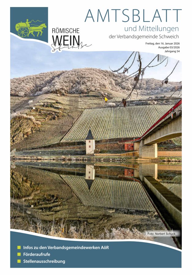 Amtsblatt VG Schweich Titelblatt 03/2026