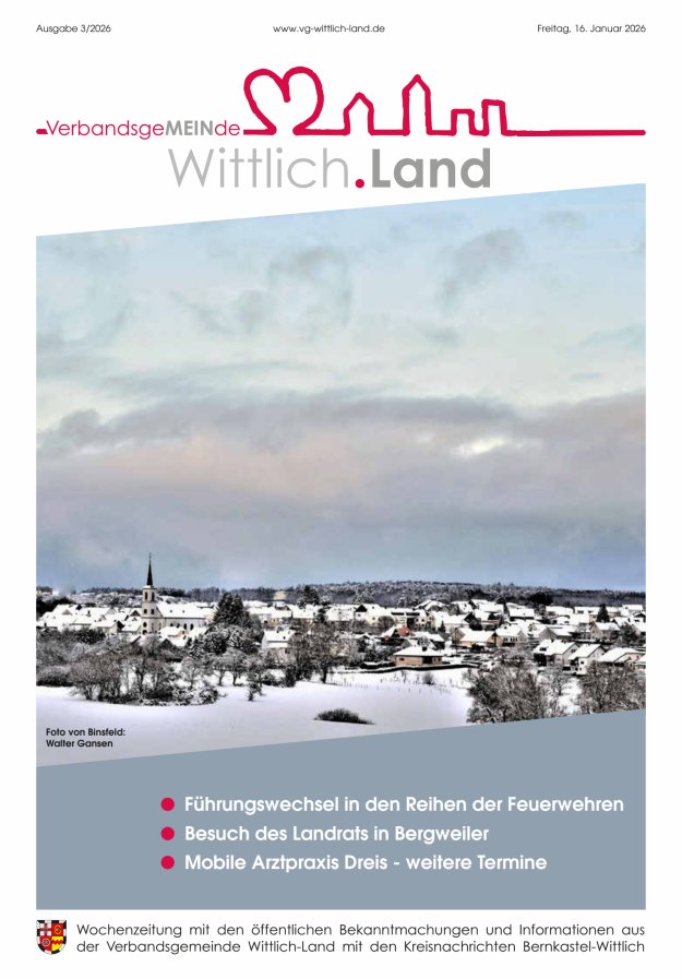 Mein Wittlich.Land Titelblatt 03/2026