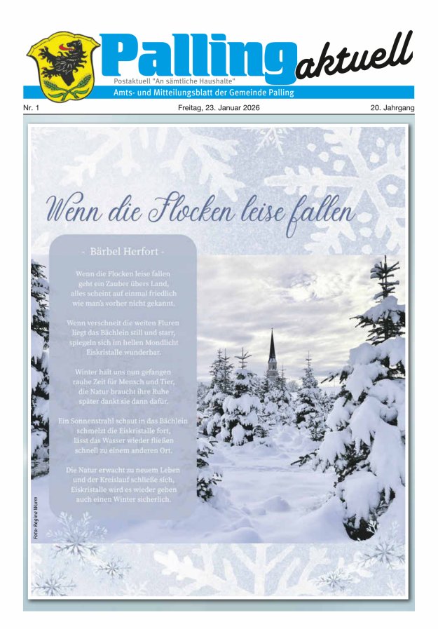 Palling Titelblatt 01/2026
