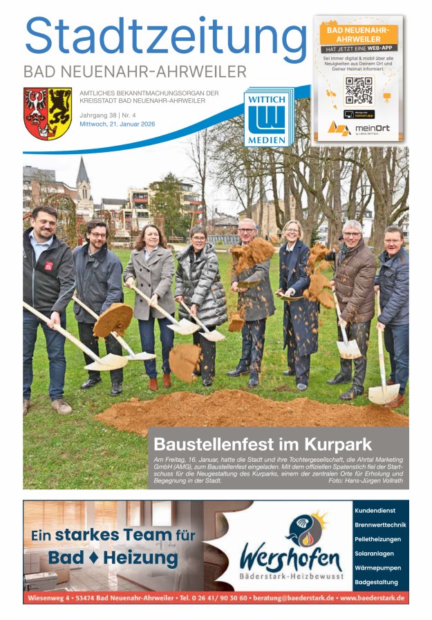 Stadtzeitung Bad Neuenahr-Ahrweiler Titelblatt 04/2026