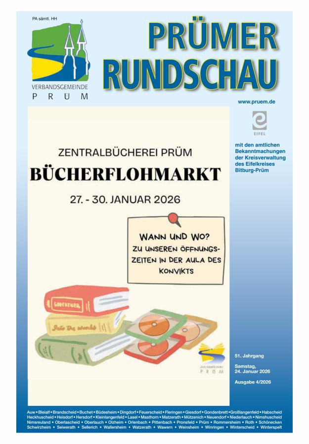 Prümer Rundschau Titelblatt 04/2026