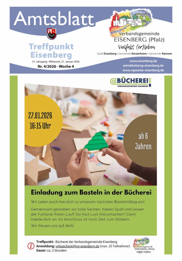 Treffpunkt Eisenberg Titelblatt 04/2026