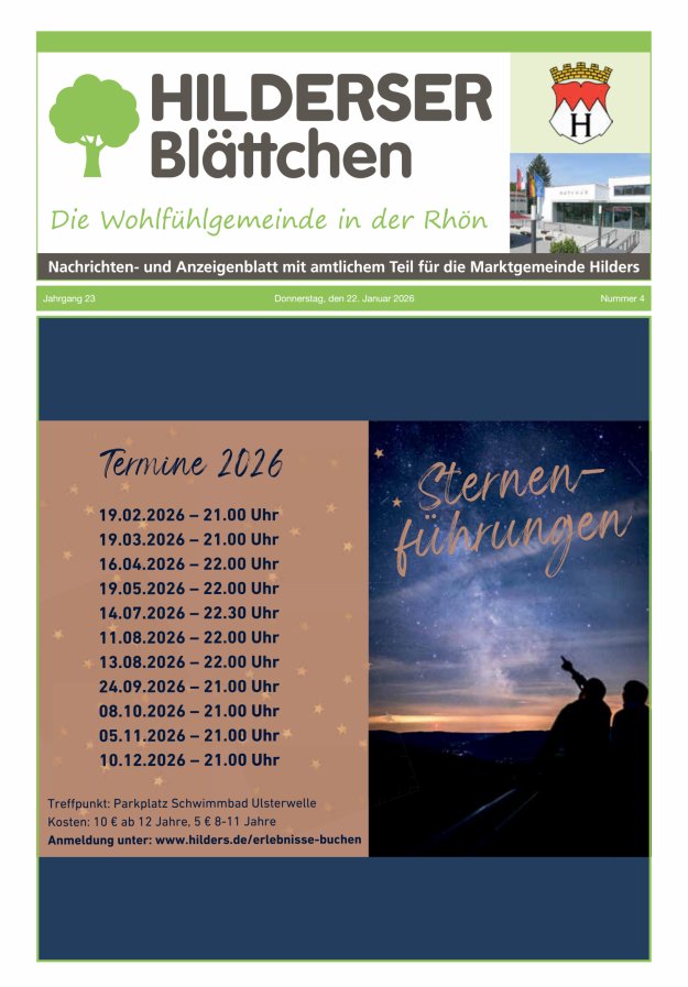 Hilderser Blättchen Titelblatt 04/2026