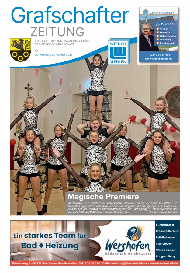 Grafschafter Zeitung Titelblatt 04/2026