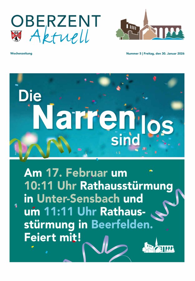 Oberzent aktuell Titelblatt 05/2026