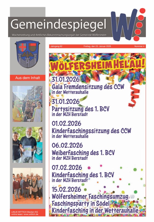 Der Gemeindespiegel Titelblatt 04/2026