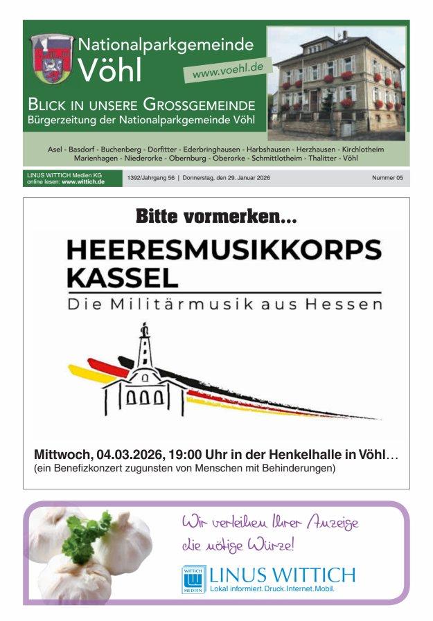 Blick in unsere Grossgemeinde Titelblatt 05/2026