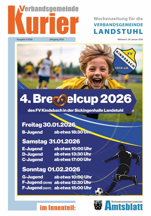 Verbandsgemeinde Kurier Landstuhl Titelblatt 05/2026