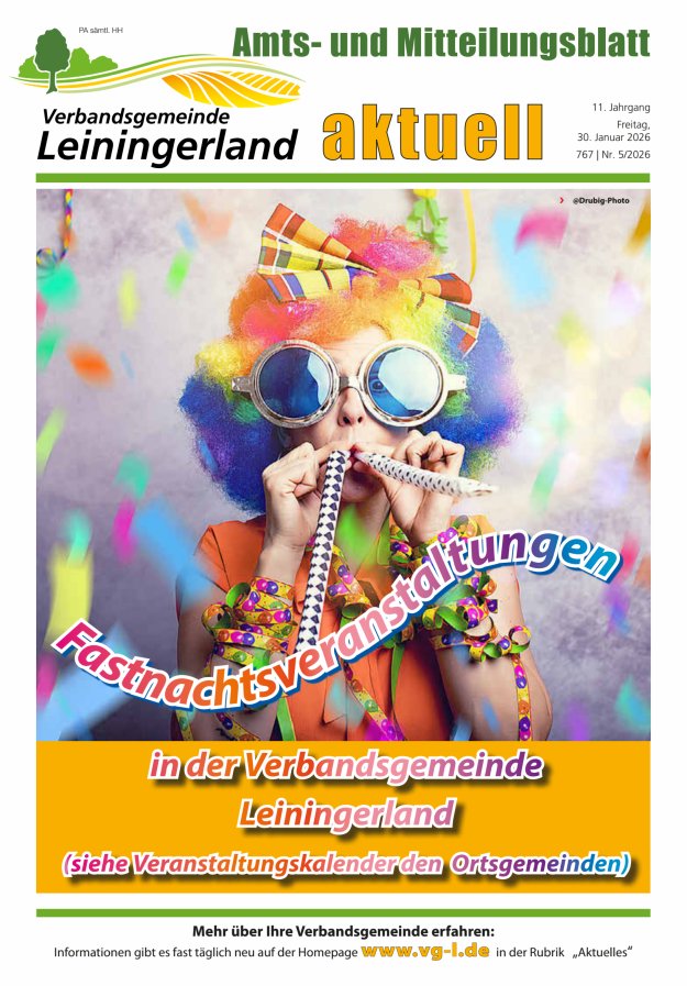 VG Leiningerland aktuell Titelblatt 05/2026