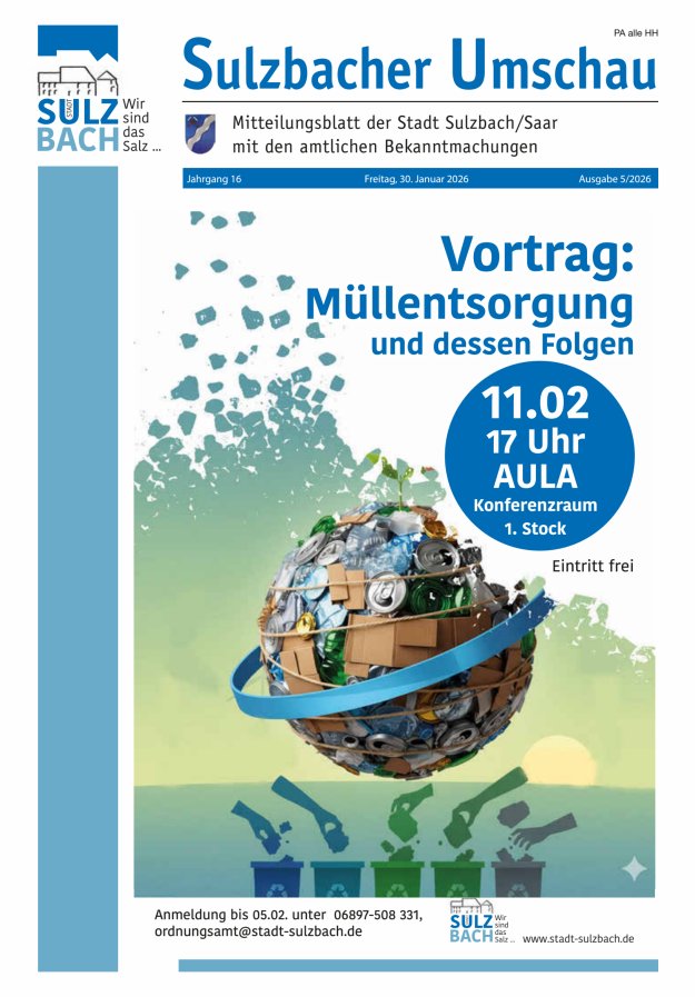 Sulzbacher Umschau Titelblatt 05/2026