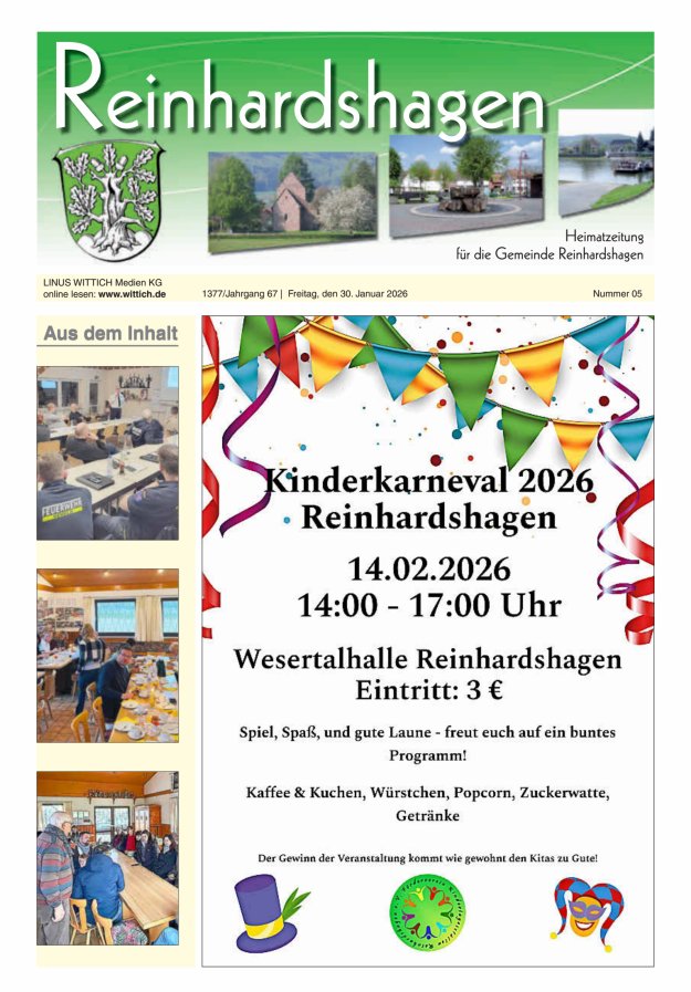Unser Blättchen Titelblatt 05/2026