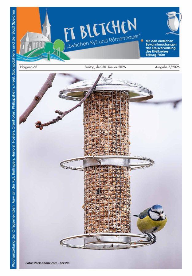 Et Bletchen VG Speicher Titelblatt 05/2026