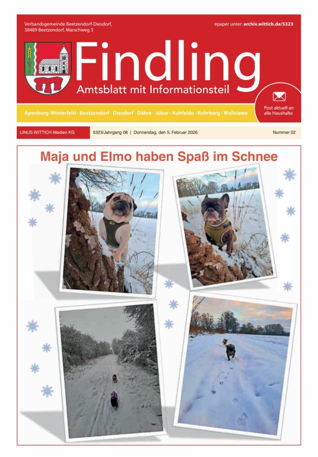Der Findling Titelblatt 02/2026