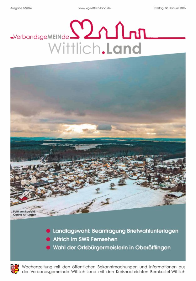 Mein Wittlich.Land Titelblatt 05/2026