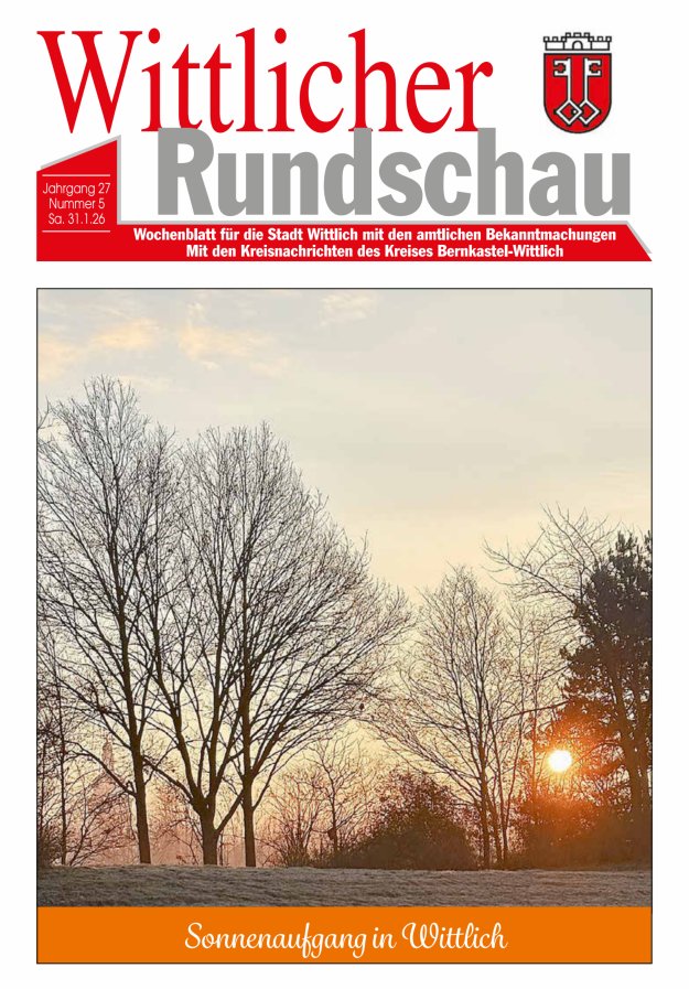 Wittlicher Rundschau Titelblatt 05/2026