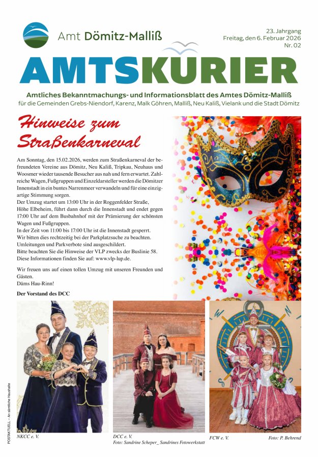 Amts-Kurier Titelblatt 02/2026