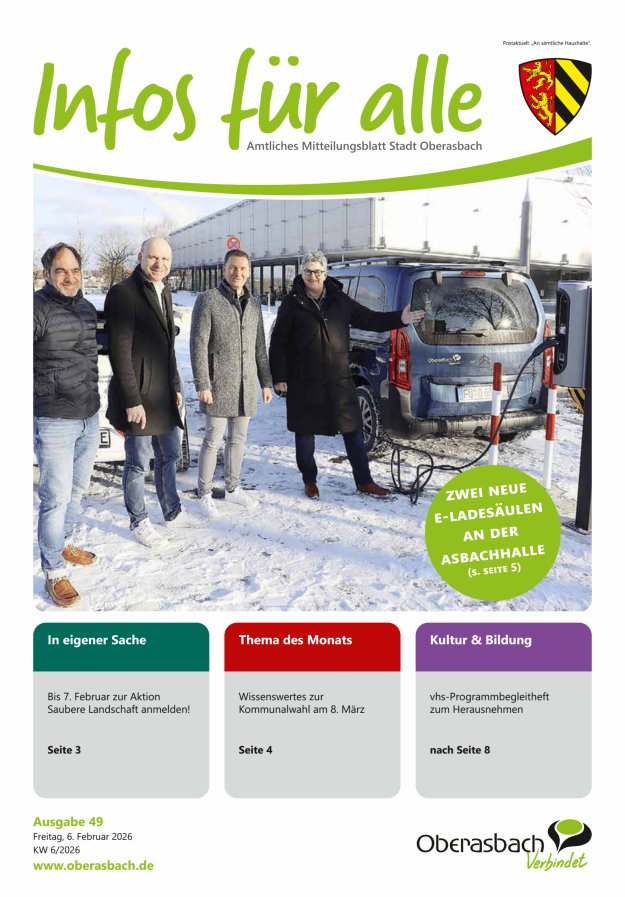 Stadt Oberasbach Titelblatt 49/2026