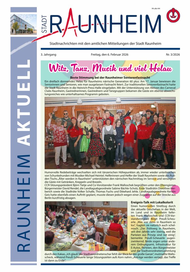 Raunheim aktuell Titelblatt 03/2026