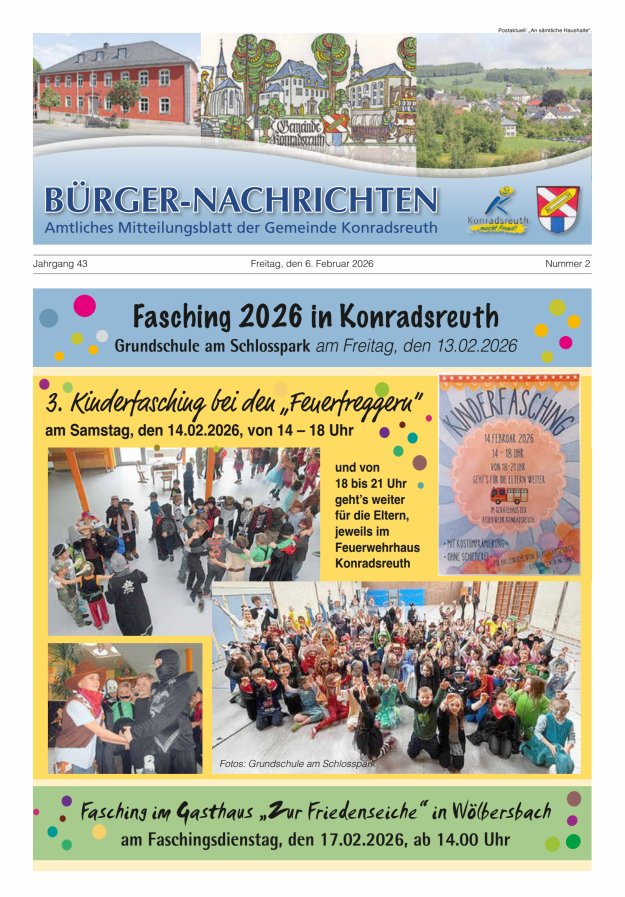 Bürger-Nachrichten Titelblatt 02/2026