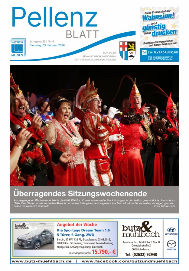 Pellenzblatt Titelblatt 06/2026