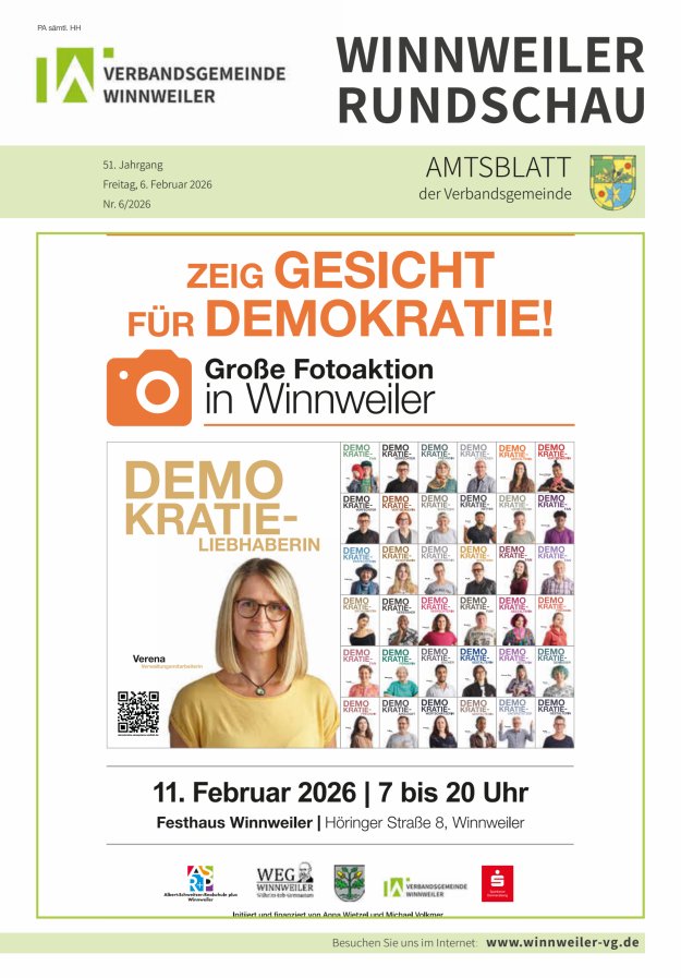 Winnweiler Rundschau Titelblatt 06/2026