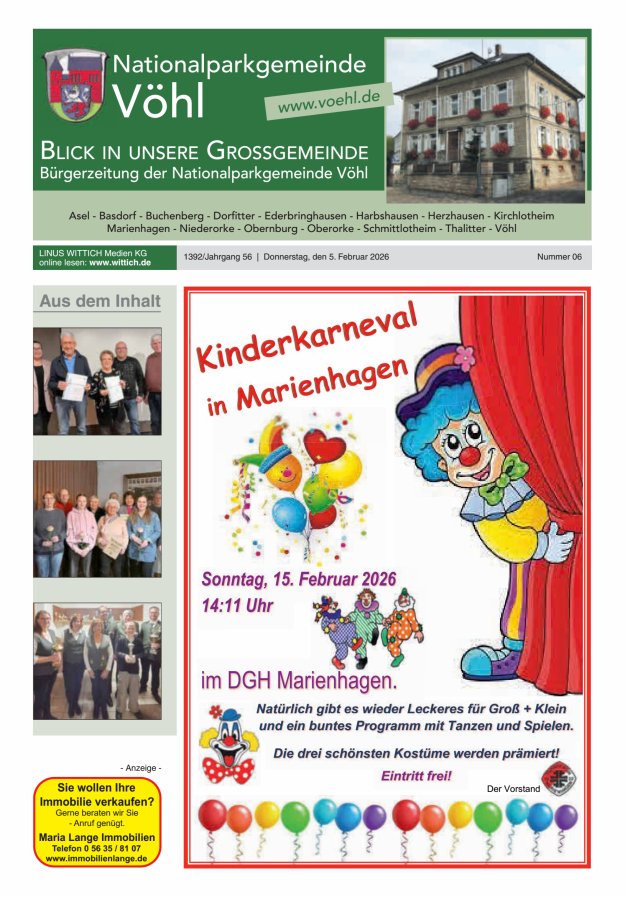 Blick in unsere Grossgemeinde Titelblatt 06/2026