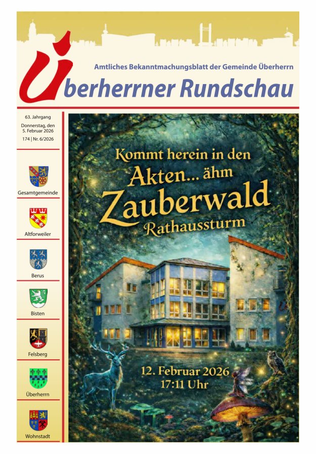 Überherrner Rundschau Titelblatt 06/2026