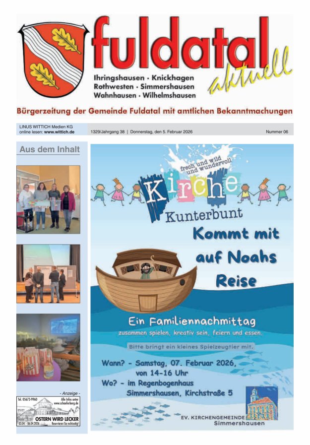 Fuldatal aktuell Titelblatt 06/2026