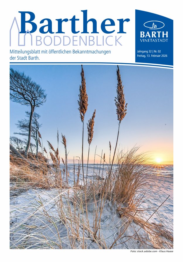 Barther Boddenblick Titelblatt 02/2026