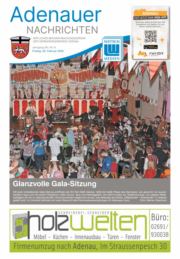 Adenauer Nachrichten Titelblatt 06/2026