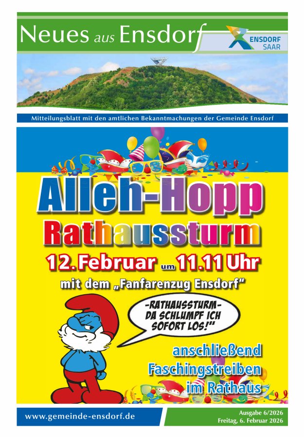 Neues aus Ensdorf Titelblatt 06/2026