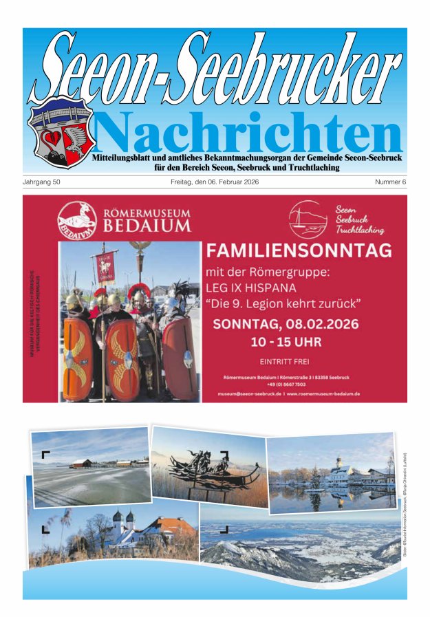 Seeon-Seebrucker Nachrichten Titelblatt 06/2026