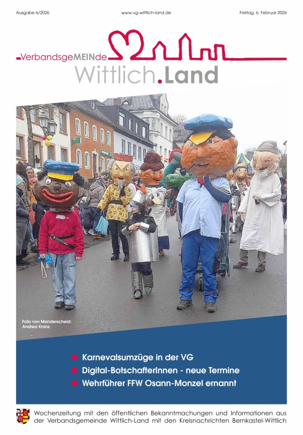 Mein Wittlich.Land Titelblatt 06/2026