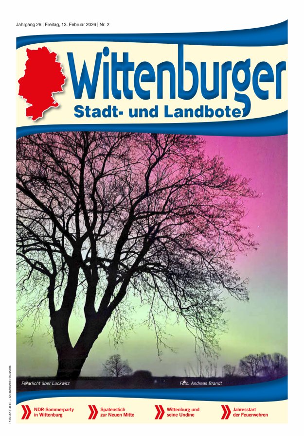 Wittenburger Stadt- und Landbote Titelblatt 02/2026