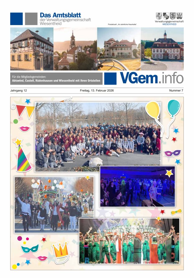 Wiesentheid Titelblatt 07/2026