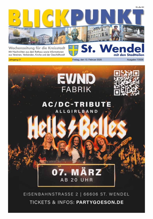 Blickpunkt St Wendel Titelblatt 07/2026