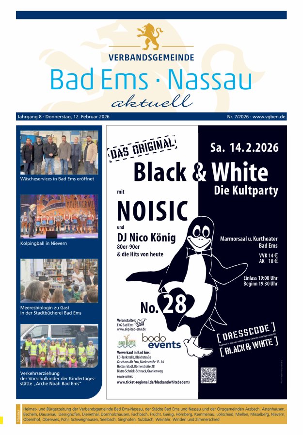 Bad Ems-Nassau aktuell Ausgabe Nassau Titelblatt 06/2026