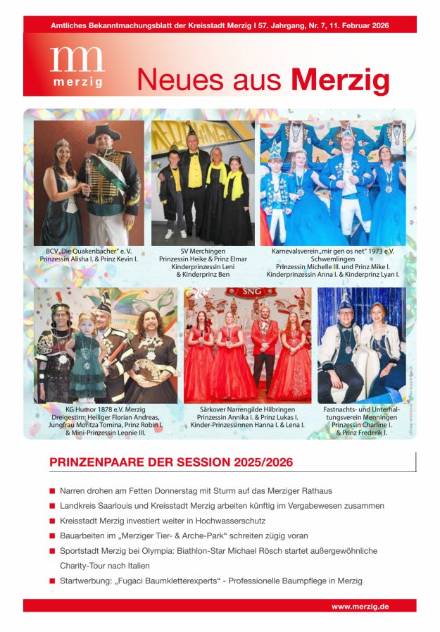Neues aus Merzig Titelblatt 07/2026