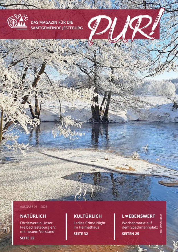 Das Magazin für die Samtgemeinde Jesteburg - PUR Titelblatt 01/2026
