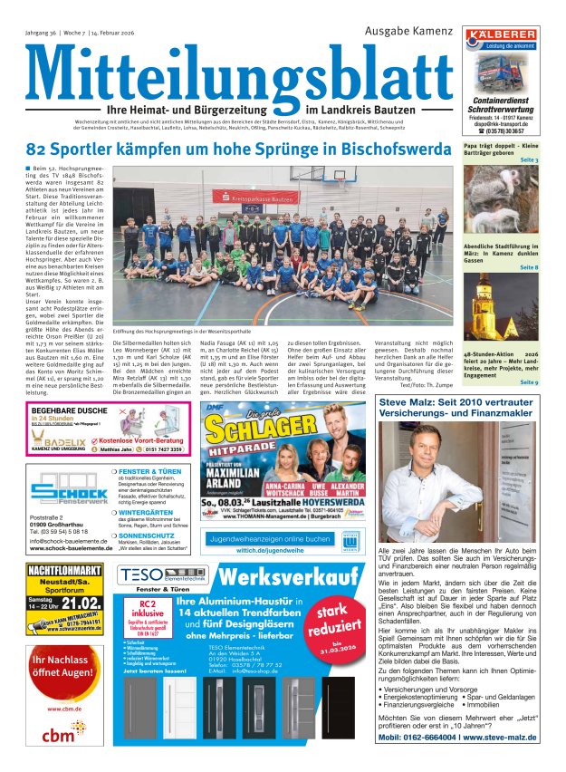 Mitteilungsblatt LK Bautzen Ausgabe Kamenz Titelblatt 06/2026