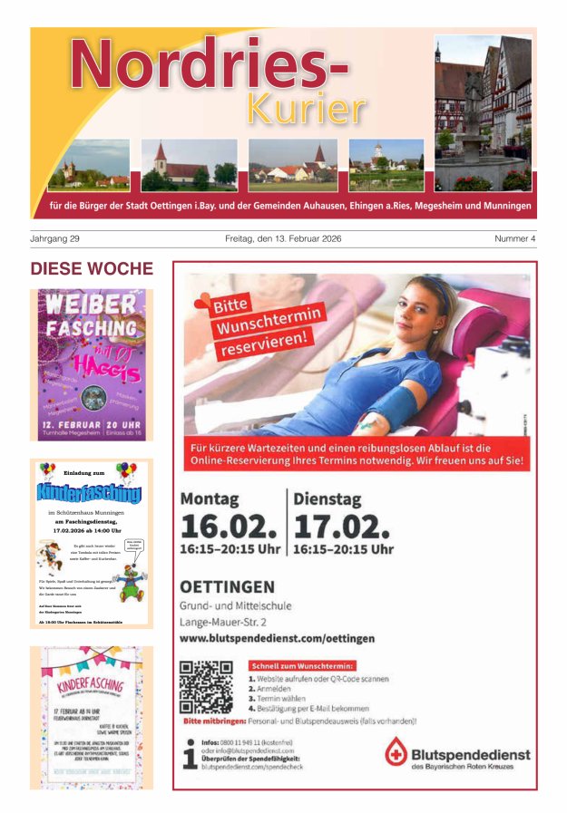 NordRies-Kurier Titelblatt 04/2026