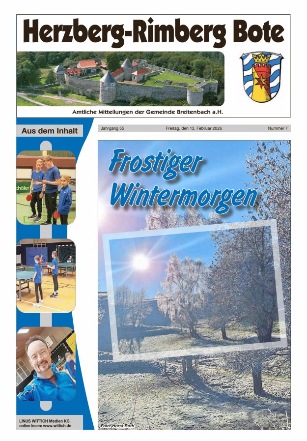 Herzberg-Rimberg Bote Titelblatt 07/2026