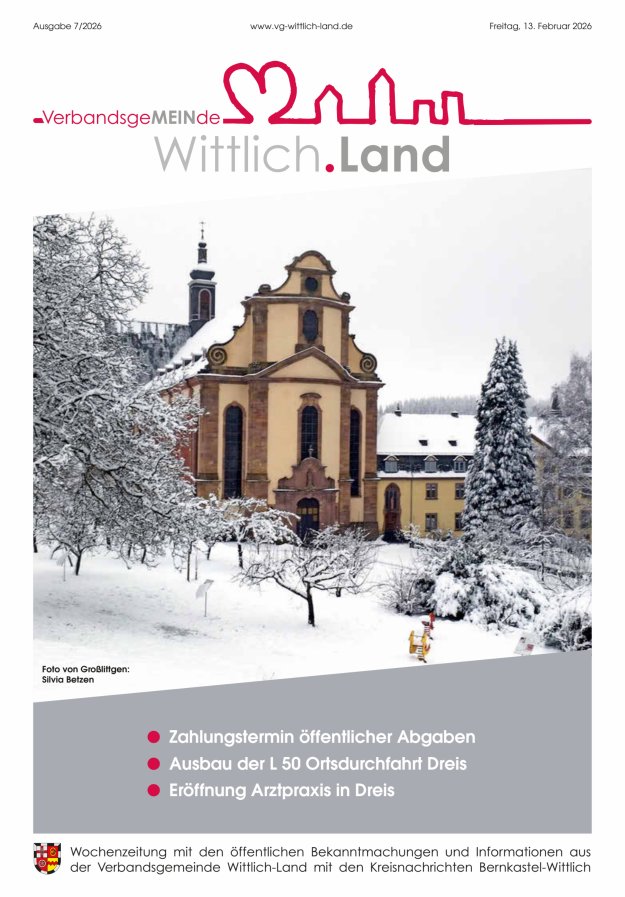 Mein Wittlich.Land Titelblatt 07/2026