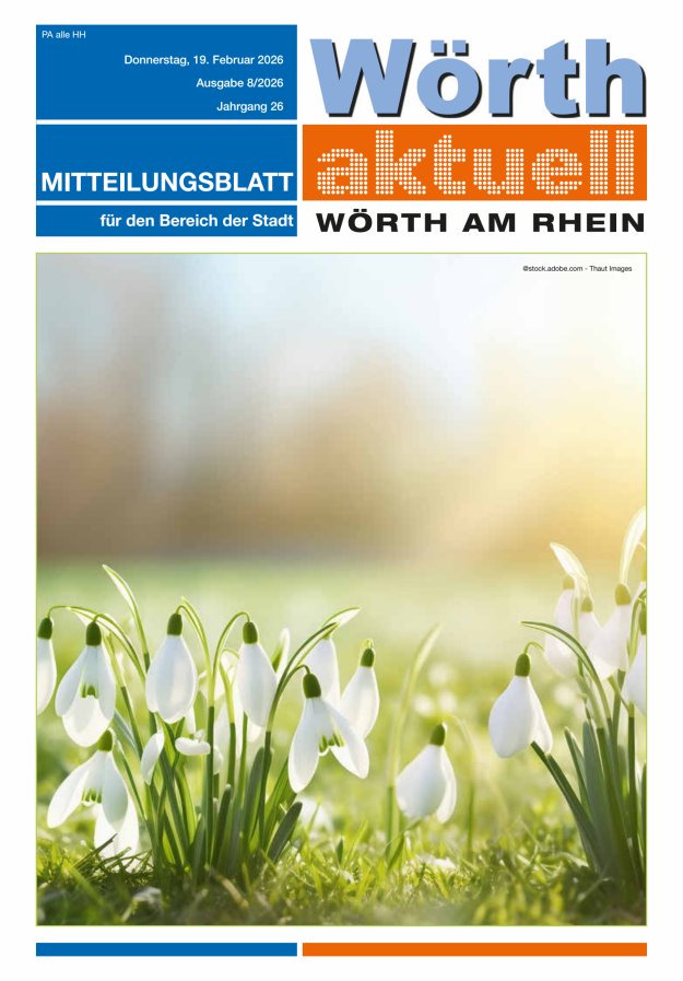 Wörth aktuell Titelblatt 08/2026
